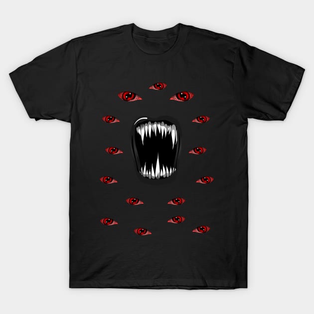 Diablo grin - evil eyes T-Shirt by Agras